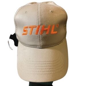 Cabela’s STIHL Tan Orange Hat Good condition​​​